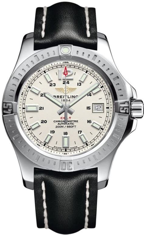 breitling superocean colt|breitling colt 41 silver dial.